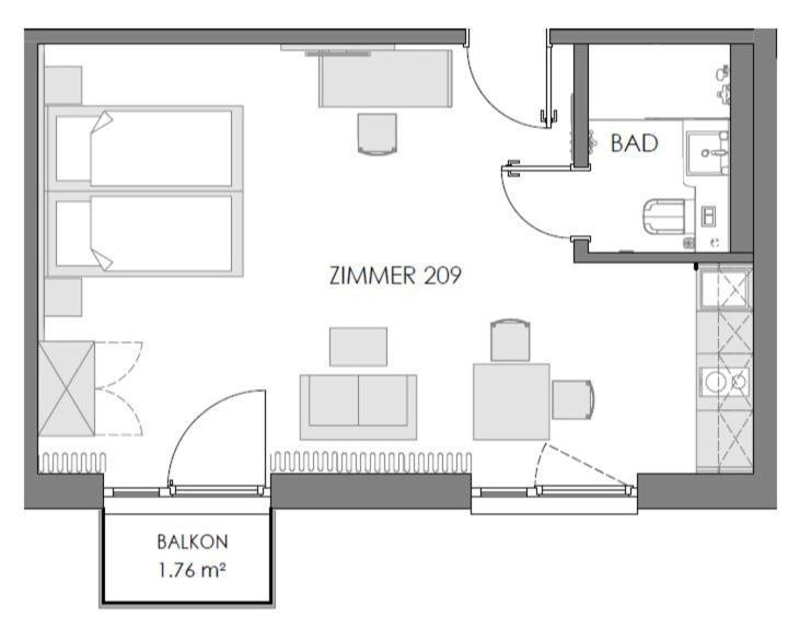 Inhouse - Wohnen Auf Zeit Apart otel Ingolstadt Dış mekan fotoğraf