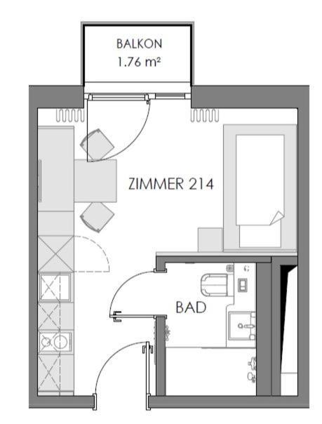 Inhouse - Wohnen Auf Zeit Apart otel Ingolstadt Dış mekan fotoğraf